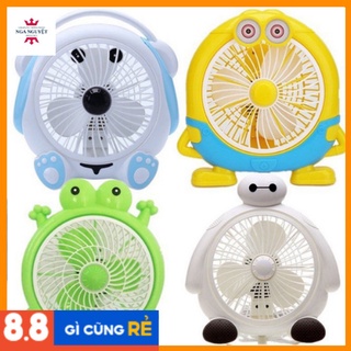 Quạt điện để bàn hình thú siêu kute, Quạt để bàn mini ,Thích hợp cho văn phòng và trẻ em