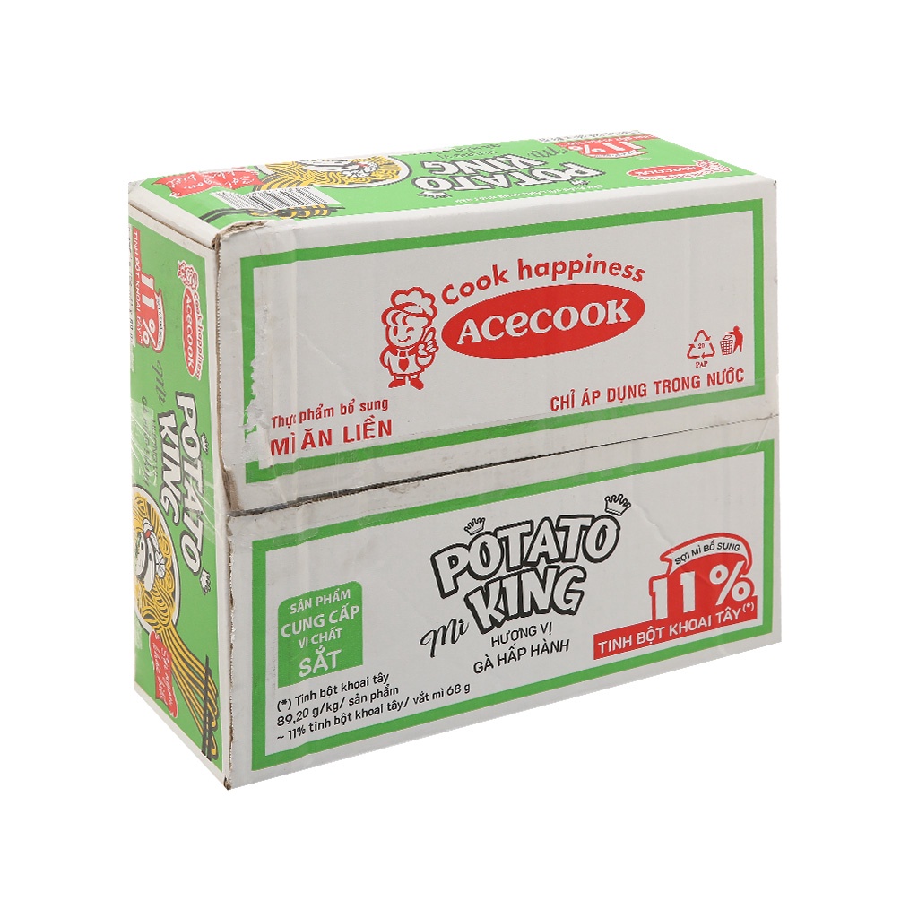 Thùng 24 gói Mì khoai tây Potato King  85g