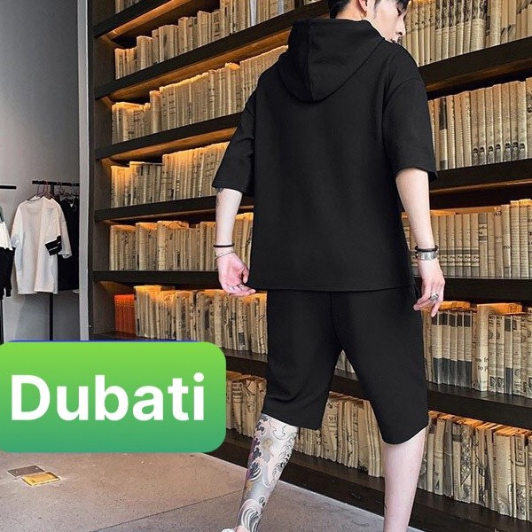 Đồ Bộ Thể Thao Nam Chữ Sup Có Nón 3 Màu,Set Đồ Bộ Thể Thao Mùa Hè- Dubati Fashion