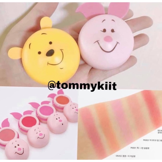 🍒Phấn má hồng dạng tươi with Piglet Jelly
