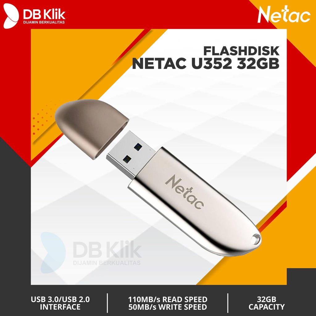 Usb Flashdisk Netac U352 32gb Usb 2.0 - Usb Flashdisk Netac 2.0 U 352 32gb