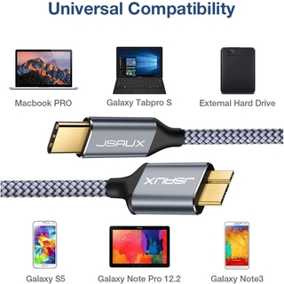 Dây Cáp JSAUX Sạc Dữ Liệu Usb-C Sang Micro B (Usb 3.0)