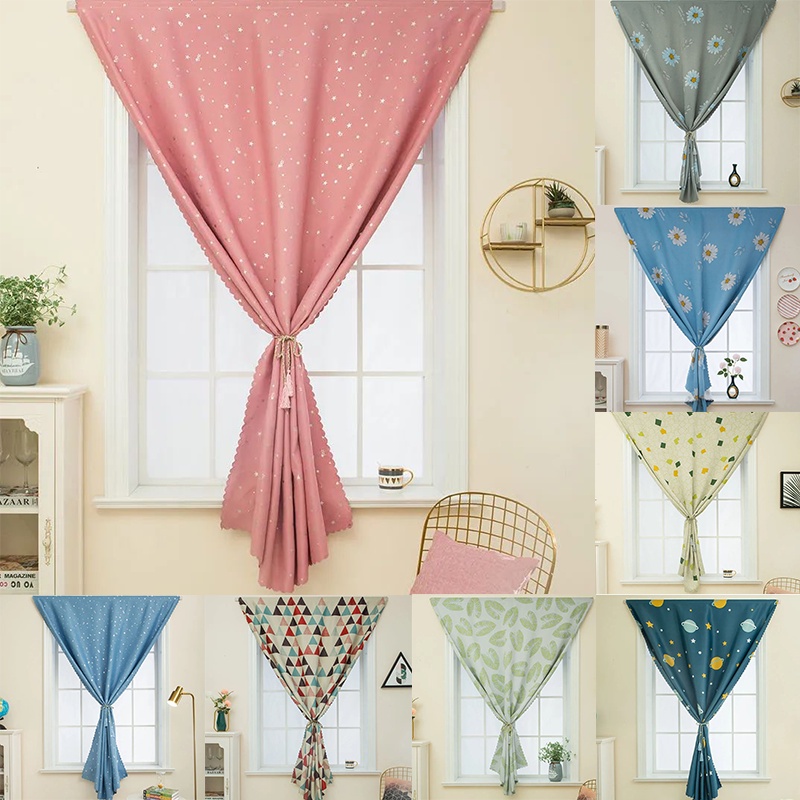 【ready stock】Rèm cửa dán keo không cần thanh treo (nhiều mẫu và size)