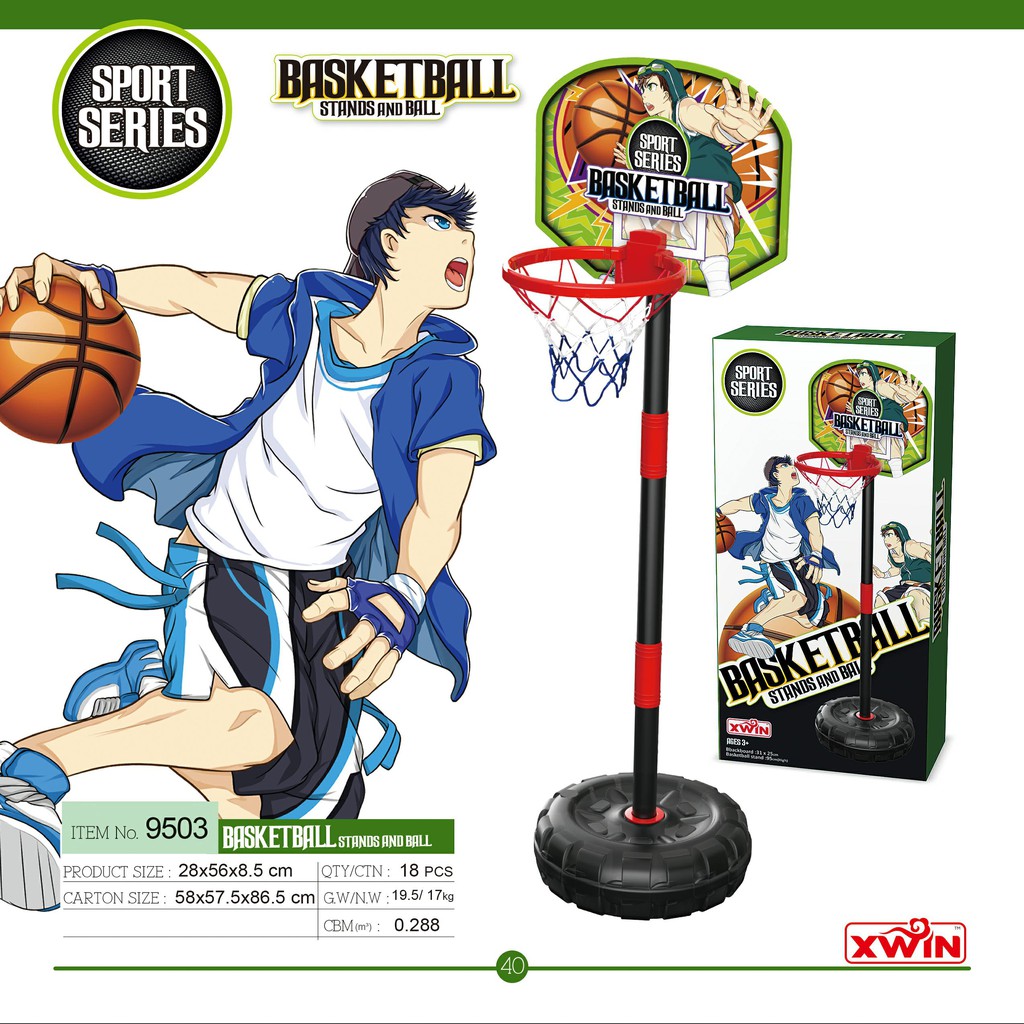 Bộ đồ chơi BOWA 9503 - Trò chơi vận động bóng rổ
