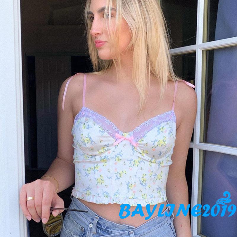 Áo Nữ 2 Dây Phối Ren Thời Trang Quyến Rũ