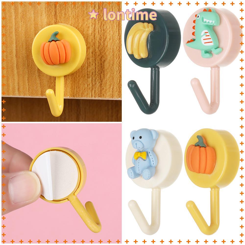 Móc treo đồ dán tường hình hoạt hình chống rỉ sét tiện dụng