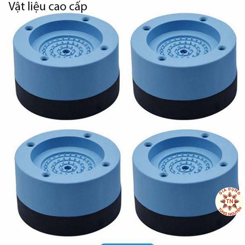 Sét 4 cái kê chân silicon loại dày chống rung máy giặt các loại chất liệu cao su tự nhiên [ ĐẾ MÁY GIẶT ]