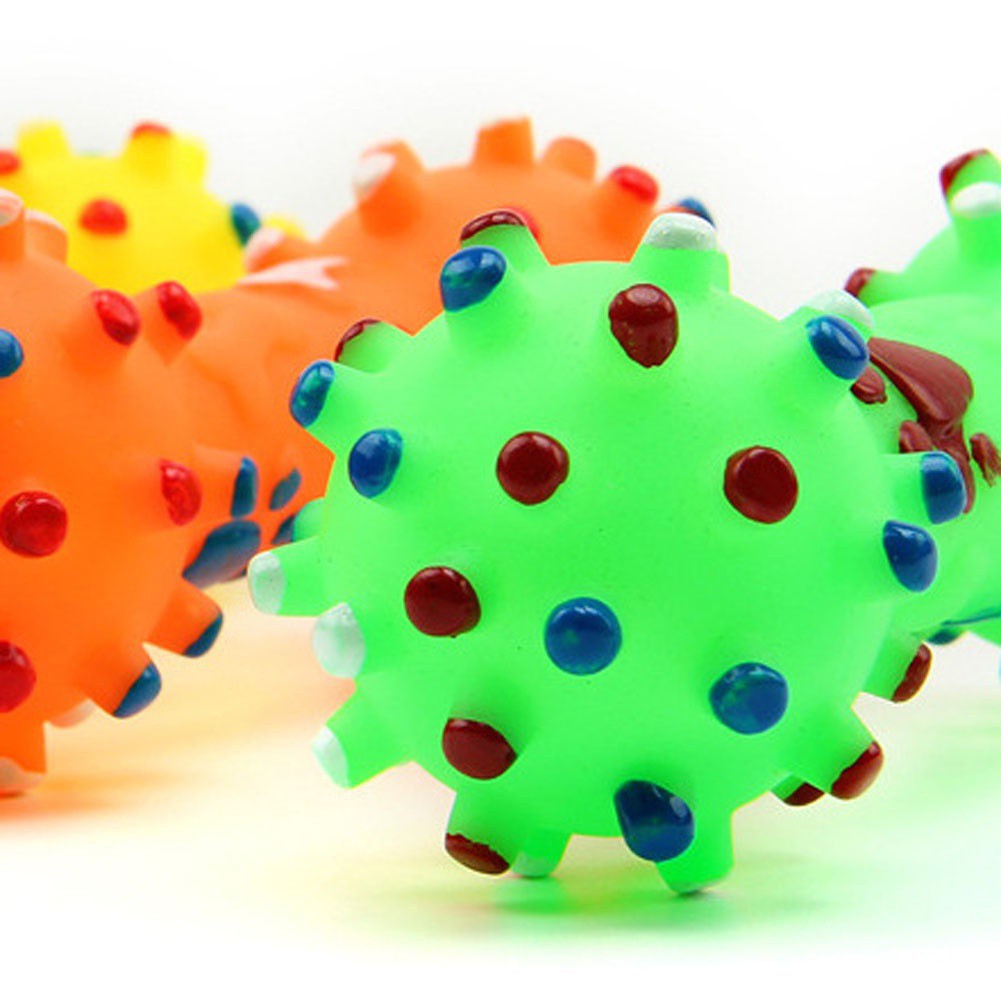 Đồ chơi gặm có thể phát ra âm thanh thiết kế phối màu vui nhộn cho thú cưng