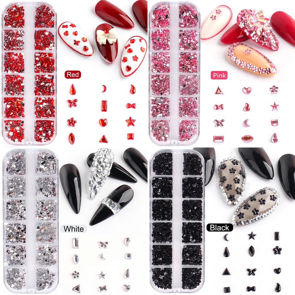 Hecceh AB|Sticker Dán Móng Lấp Lánh Thời Trang