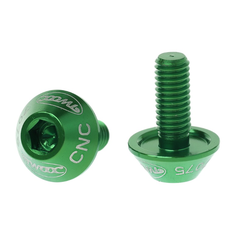 Set 2 Ốc Vít Hợp Kim Nhôm M5 X 10Mm Giữ Bình Nước Cho Xe Đạp Mới