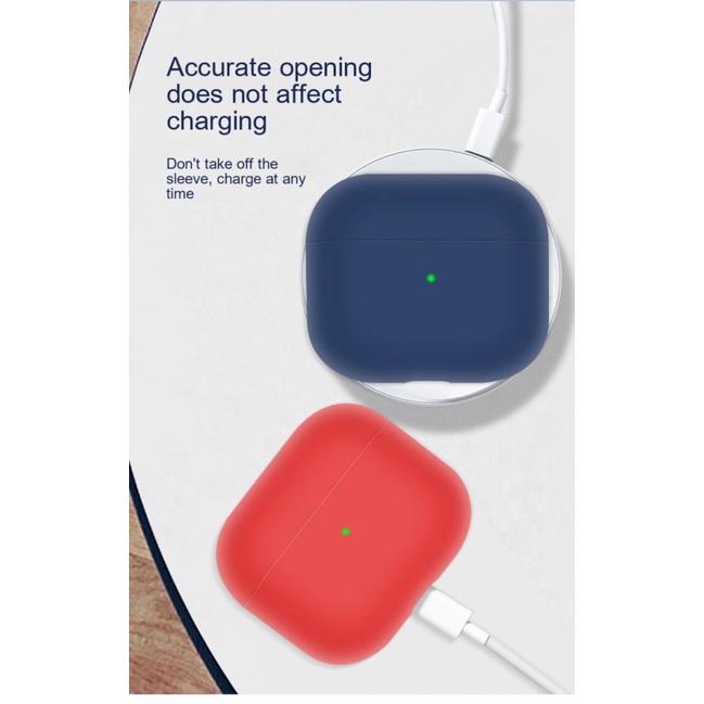 INS Trường Hợp Ban Đầu Đối Với Apple AirPods 3 Không Dây Bluetooth Tai Nghe Trường Hợp Kẹo Hộp Màu Cho AirPods 3 Mềm Silicon Lỏng trường hợp _ Zone0