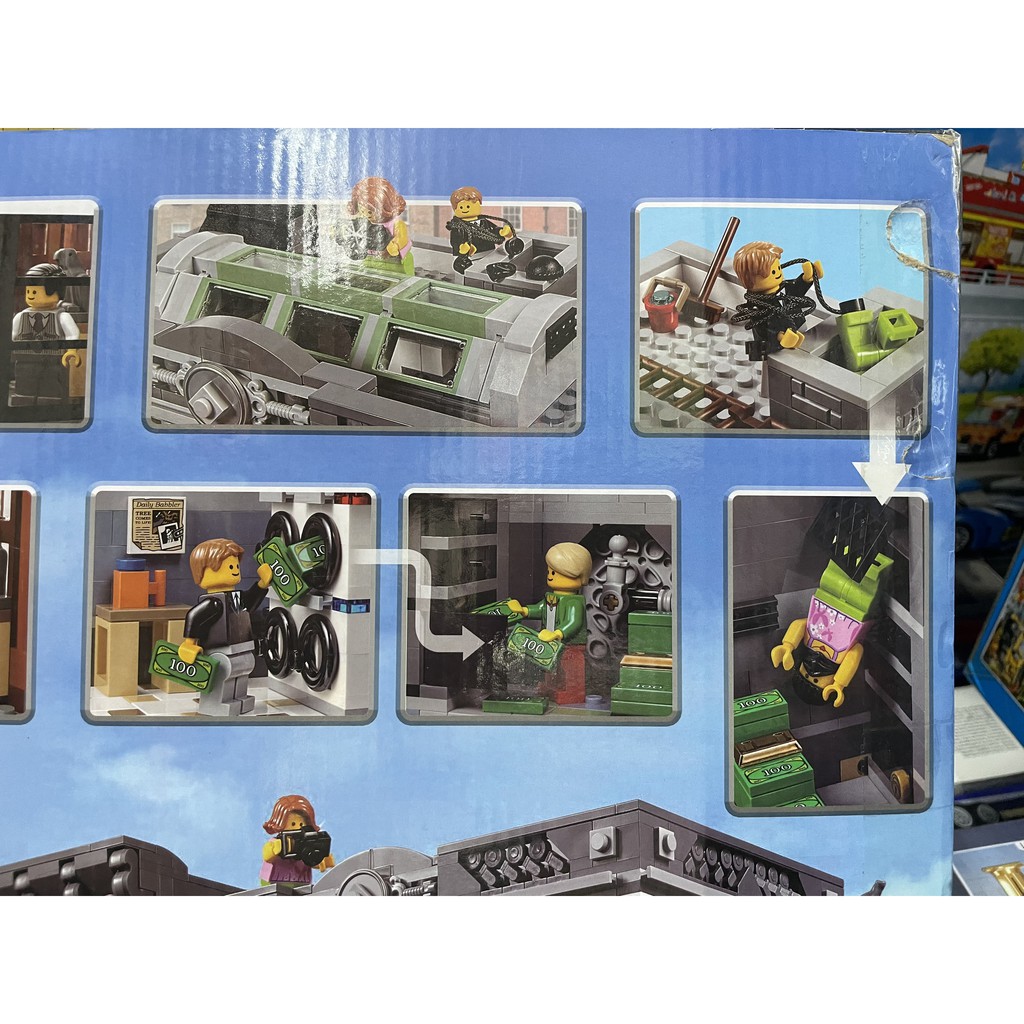 Đồ chơi xếp hình Non Lego Lepin 15001 50003 Ngân hàng