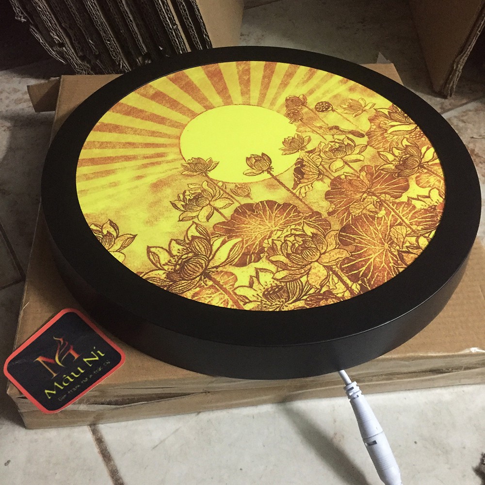 Sx -  Đèn Hào Quang nhiều mẫu để chọn 198, khung sắt, Đường kính 30cm