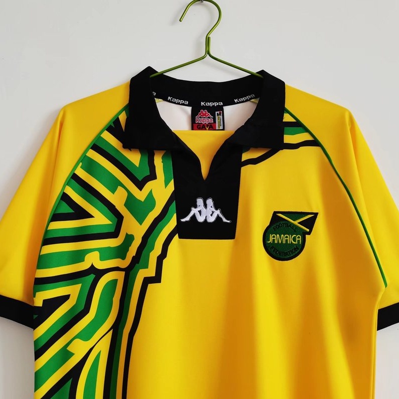 Áo Thun Bóng Đá Ngắn Tay Đội Nhà Jamaica Mùa Giải 1998 Size S-XXL