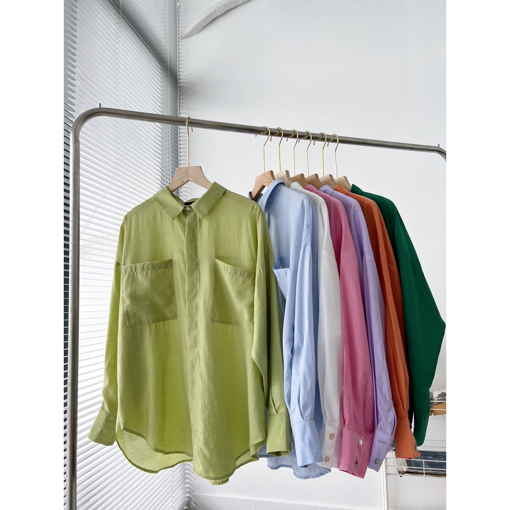 Áo somi tay dài NANCY SHIRT