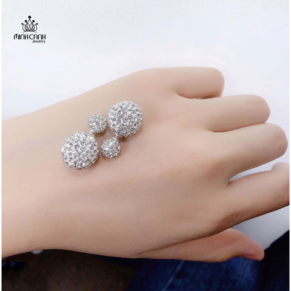 Bông Tai Bạc Ý Bồ Công Anh Chốt Bạc - Minh Canh Jewelry