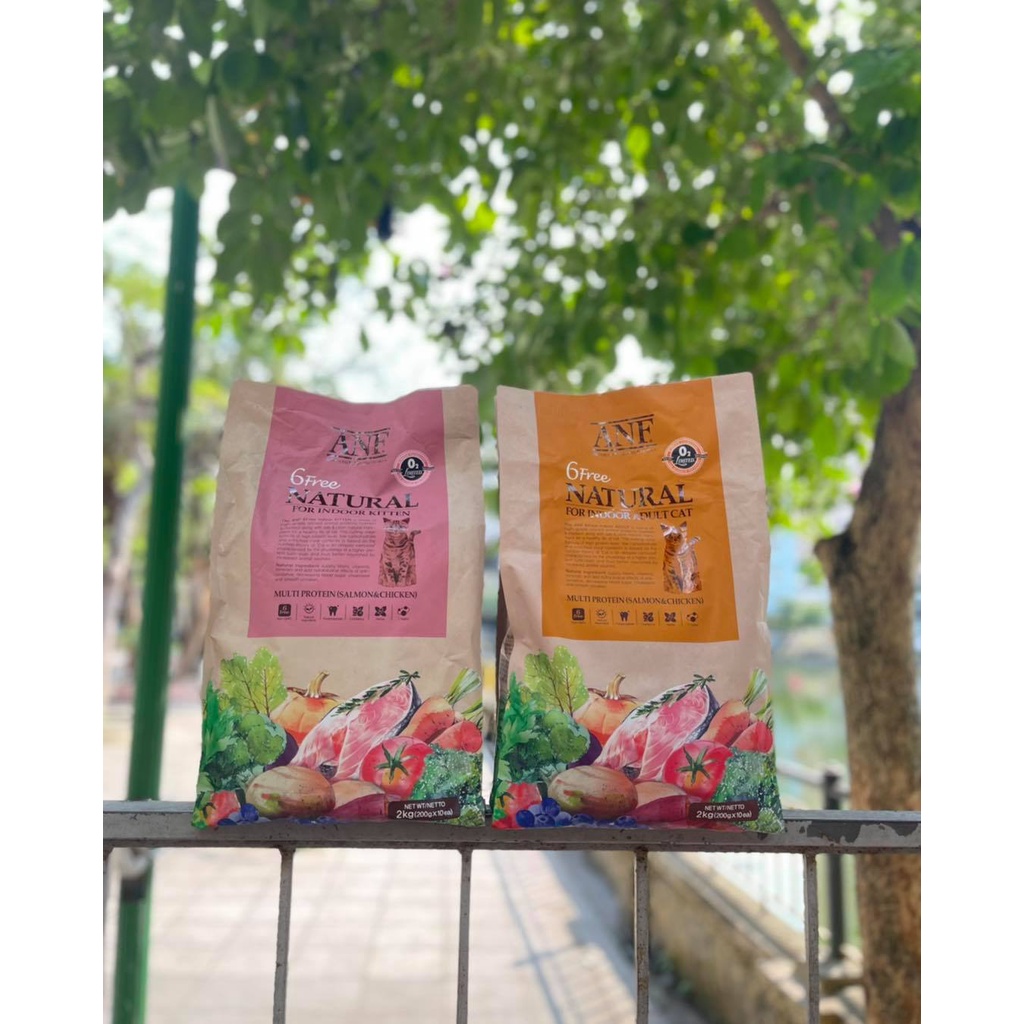 Thức ăn hạt cho mèo ANF 6 free túi 2kg