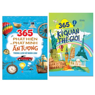 Combo 365 Kì Quan Thế Giới + 365 Phát Hiện Và Phát Minh Ấn Tượng Trong Lịch Sử Nhân Loại