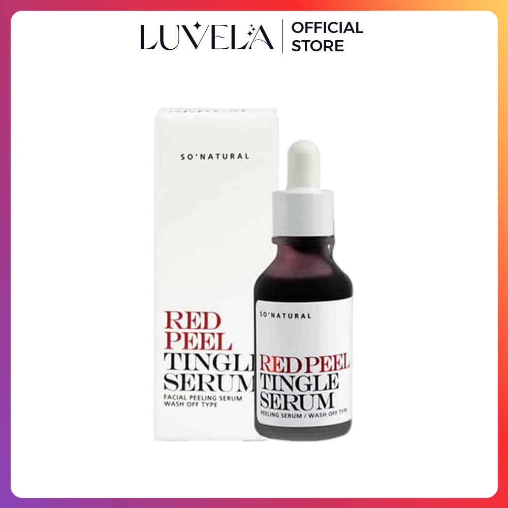 Serum Red Peel Tingle Tái Tạo, Thay Da Sinh Học Chính Hãng So Natural 35ml SR11