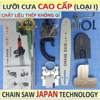 Lưỡi cưa xích gắn máy mài, lam xích chuyển máy mài thành máy cắt, máy cưa gỗ