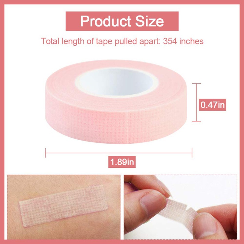 Bộ 6 Cuộn Băng Keo Dán Dưới Mắt Thoáng Khí Chống Dị Ứng
