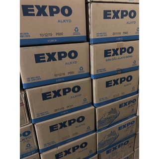 Sơn dầu Expo 3L (Sơn dầu Expo Alkyd Bóng 3L - Màu Thường)