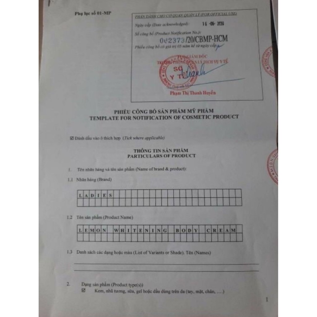 [Cao cấp] Kem Body Lemon Chanh Trắng Da Chính Hãng | Thế Giới Skin Care