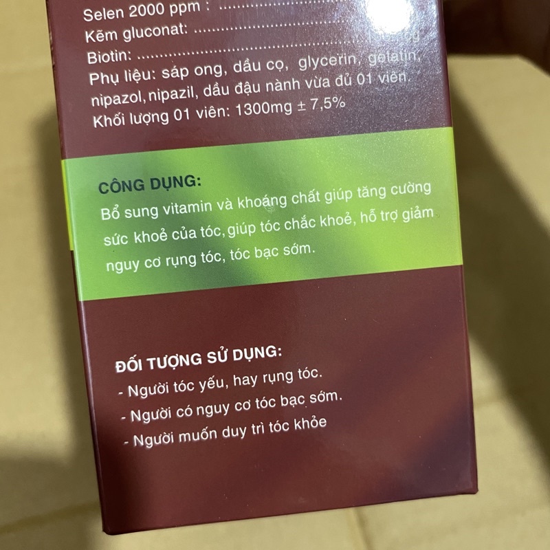 Viên tóc HAIRCARE New - Biotin - Hà thủ ô đỏ Maxxhair new giúp tóc chắc khỏe ,giảm nguy cơ rụng tóc ,tóc bạc sớm