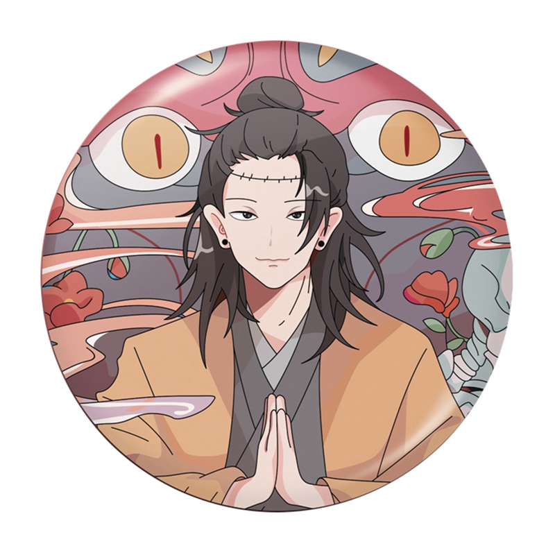 Ghim cài áo hình nhân vật Jujutsu Kaisen Ryoumen Fushiguaki Gojou Storu