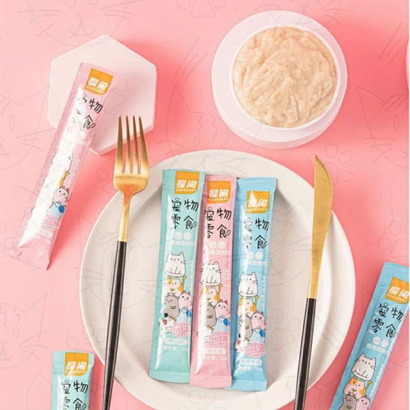 Súp thưởng 𝐒𝐇𝐈𝐙𝐔𝐊𝐀 15gr cho mèo