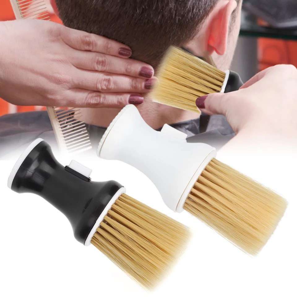 Chổi Phủi Tóc Có Ngăn Chứa Phấn Rôm Hair Cleaning Brush