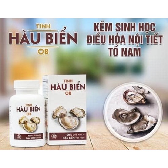 Tinh chất hàu biển ob chính hãng hộp 30 viên