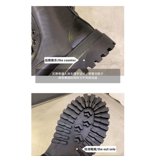 Bốt Giày Chiến Binh Tăng Chiều Cao - Cực ngầu Thời trang Thu Đông cho nữ [Kèm Ảnh Thật] | BigBuy360 - bigbuy360.vn