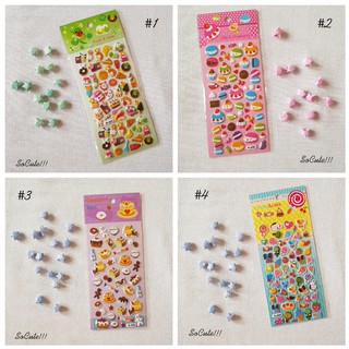 Sticker 3D cute nhiều mẫu tự chọn