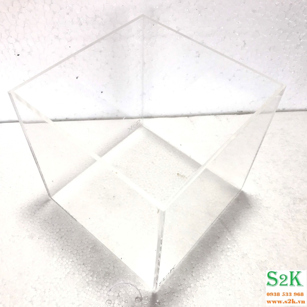 Bể acrylic CB15: 15x15x15, hồ mika siêu nhẹ phù hợp cho nuôi cá betta, cây thủy sinh/có thể dùng kèm theo đèn, bơm, lọc