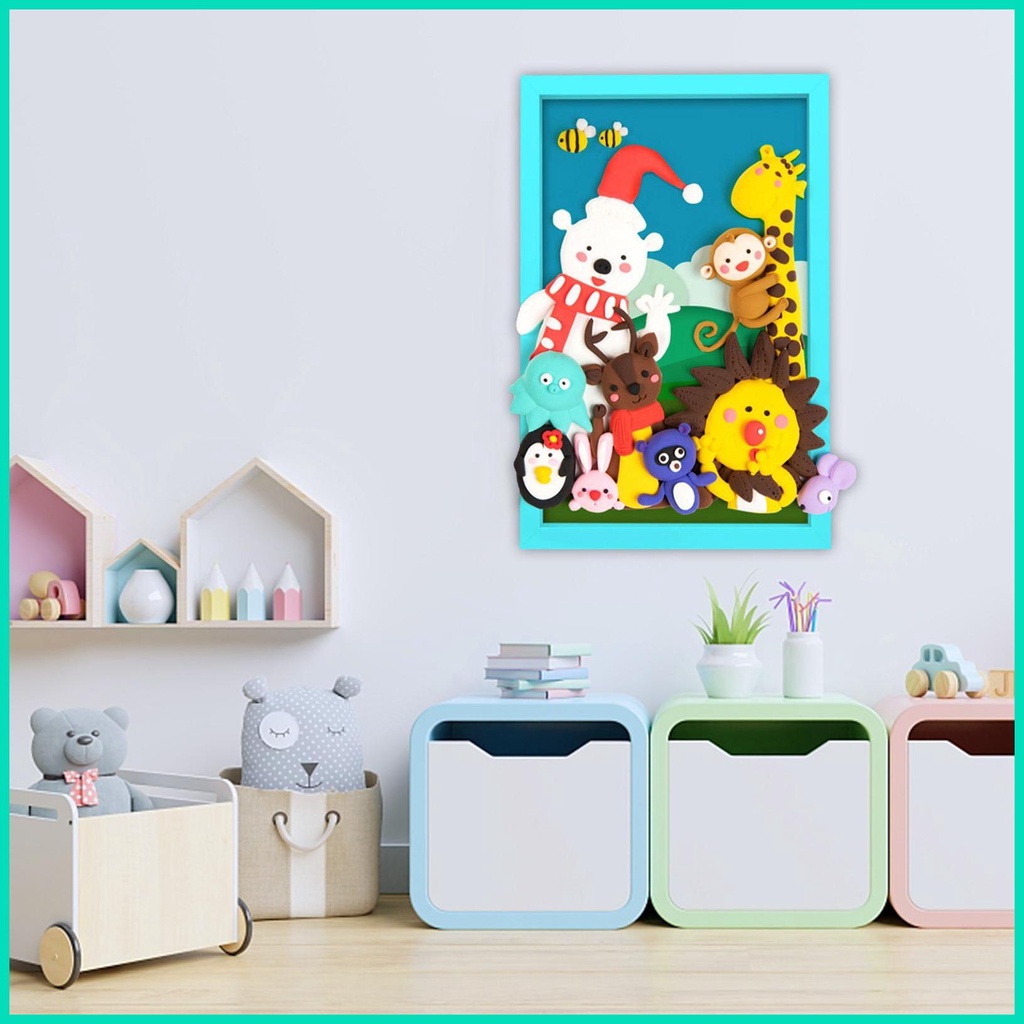 Bộ Đất Sét 12 Màu Kèm 3 Dụng Cụ Tạo Hình Thủ Công Siêu Nhẹ