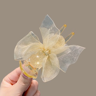 Kẹp Tóc Hình Nơ Đính Đá Thời Trang