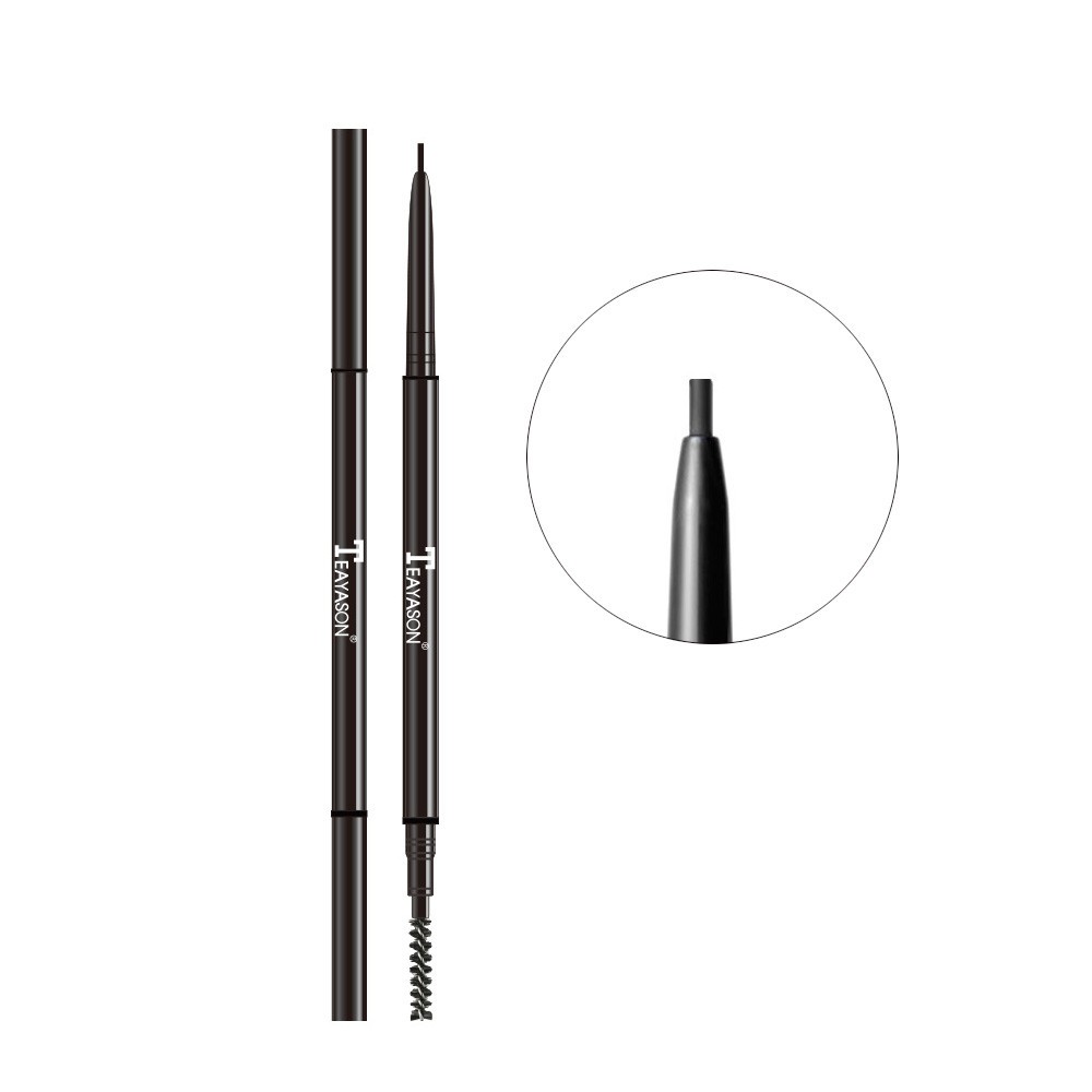[Hàng mới về] Bút Chì Kẻ Lông Mày 1.5mm Thiết Kế Hai Đầu Siêu Mịn Lâu Trôi Chống Thấm Nước