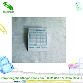 HÓA ĐƠN BÁN LẺ 1 LIÊN THƯỜNG 13X19cm 45Tờ (H)