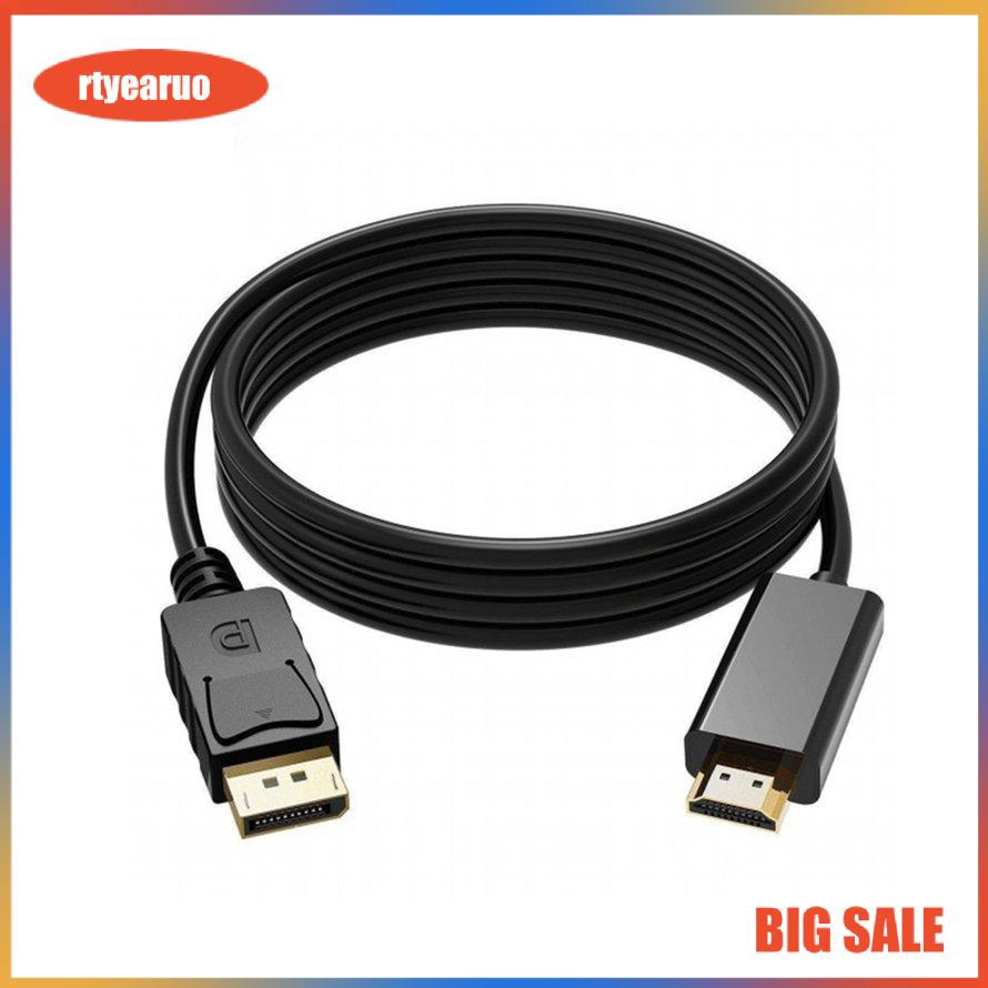 Cáp chuyển đổi Displayport DP sang đầu HDMI 1080p dài 1.8m chuyên dụng cho PC HDTV máy chiếu Laptop chất lượng cao