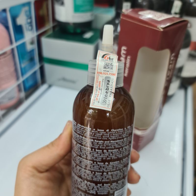 TINH CHẤT KERATIN THỦY PHÂN INEBRYA 200ML