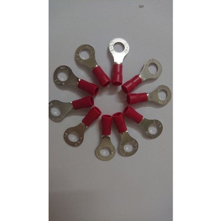 Đầu cos 5.5-8 tròn chui nhựa 8mm giá bán 10 cái, đầu nối cáp điện