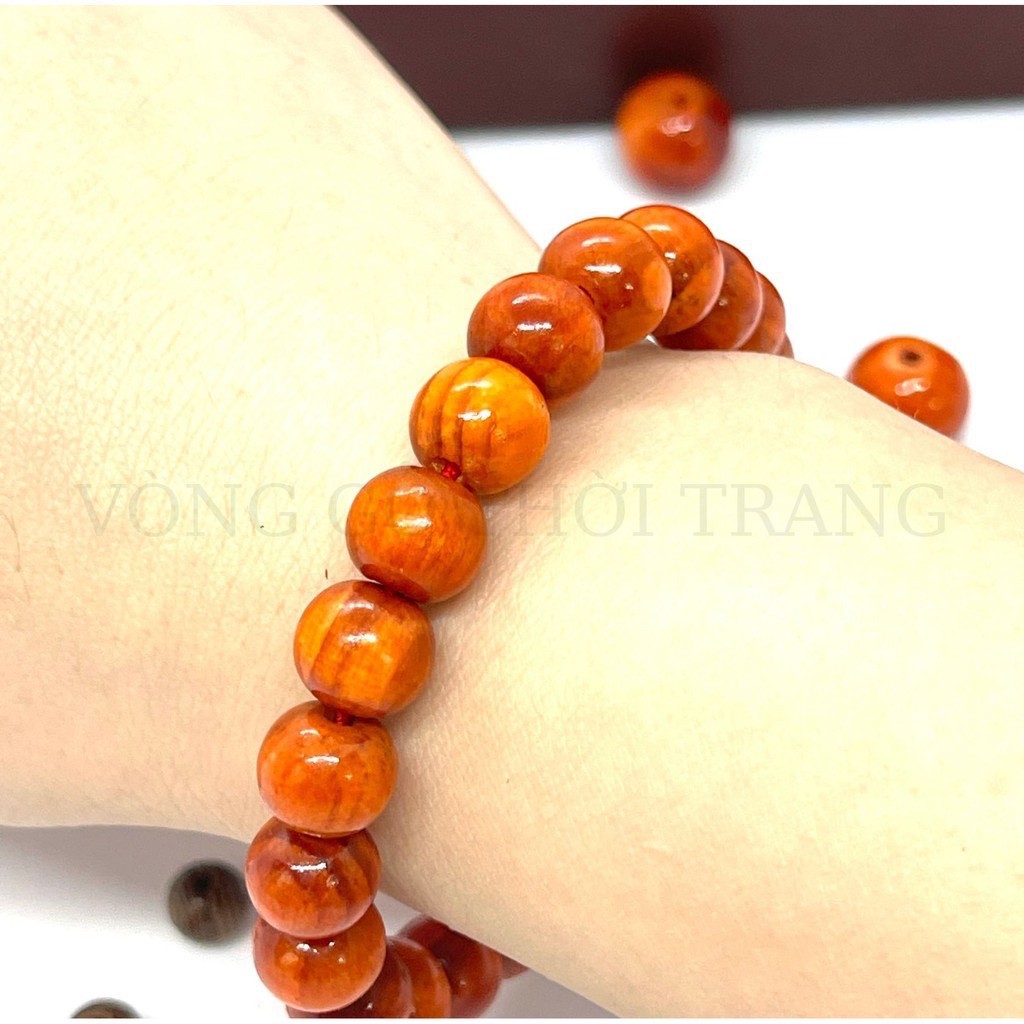 Vòng⚜️Vòng tay Huyết Long phong thủy trừ tà thấu quang tự nhiên 100% | BigBuy360 - bigbuy360.vn