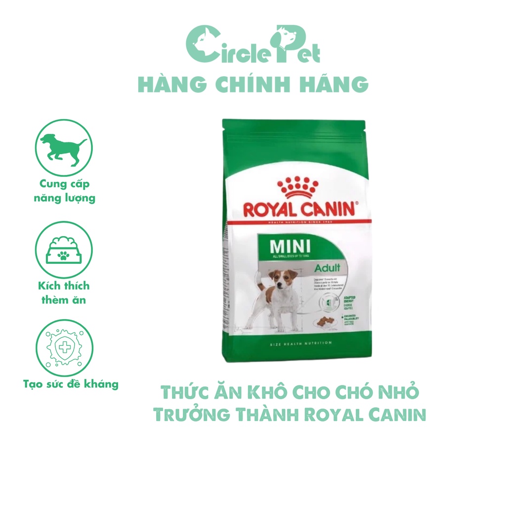 Thức Ăn Khô Cho Chó Nhỏ Trưởng Thành Royal Canin Giúp Kích Thích Sự Thèm Ăn Túi Lớn 15kg - Circle Pet
