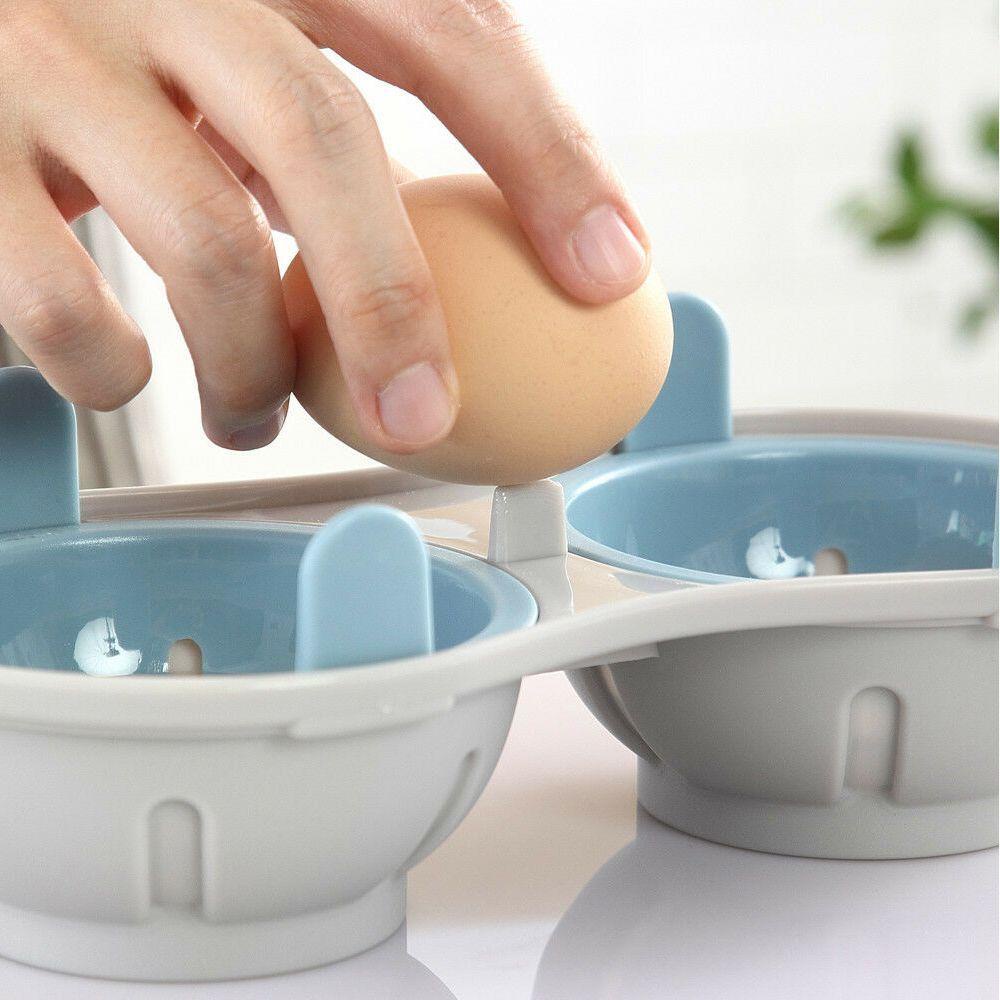 JANE Cốc Đôi Đựng Trứng Bỏ Lò Vi Sóng Tiện Dụng