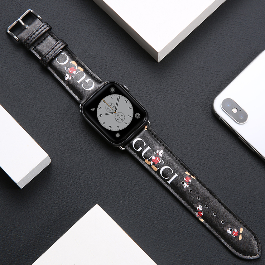 Dây đeo da thay thế cho đồng hồ thông minh Apple Watch Series SE 6 5 4 3 2 1 iWatch 38mm 40mm 42mm 44mm