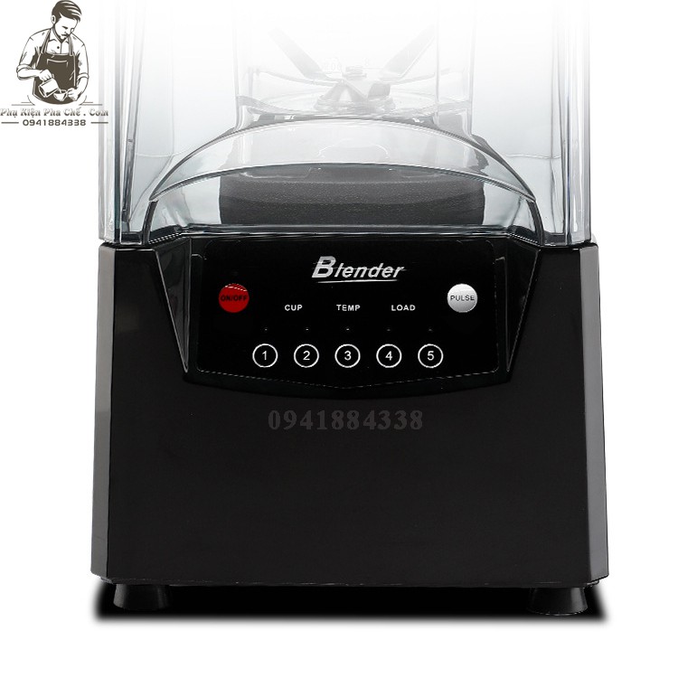 Máy Xay Công Nghiệp Blender Kèm Hộp Chống Ồn
