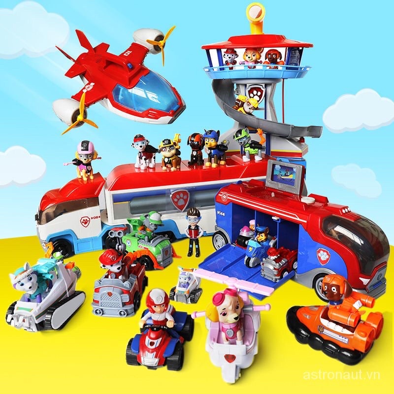 Bộ Xe Chó cứu hộ, tháp chó cứu hộ PAW PATROL có nhạc