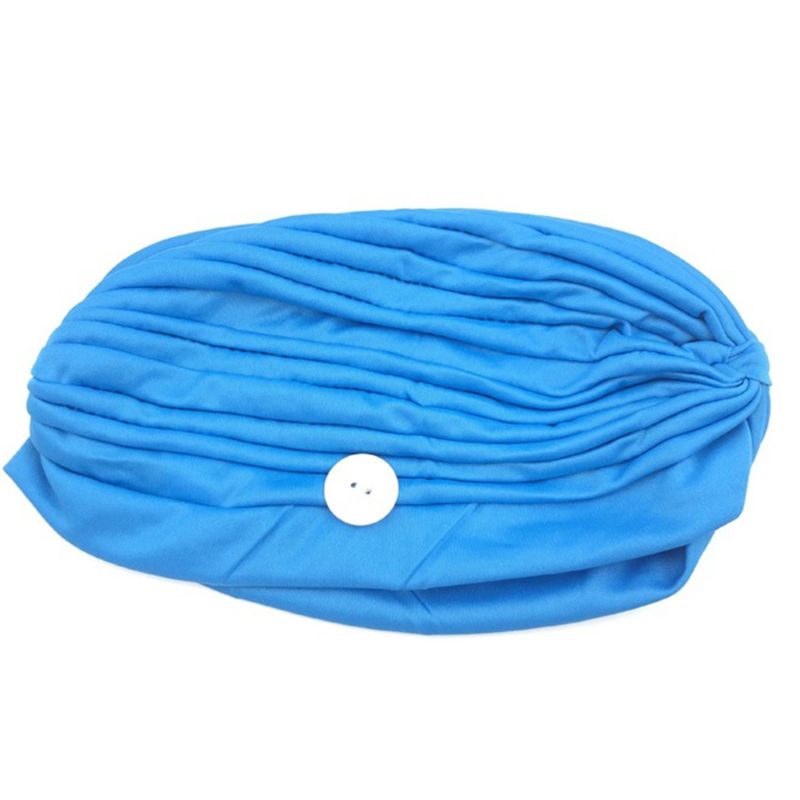 Mũ Trùm Đầu Bandana Màu Trơn Dạ Quang Nút Thắt Nơ Kèm Giá Đỡ Mặt Chống Nhìn Trộm Kiểu Thể Thao Cho Nữ