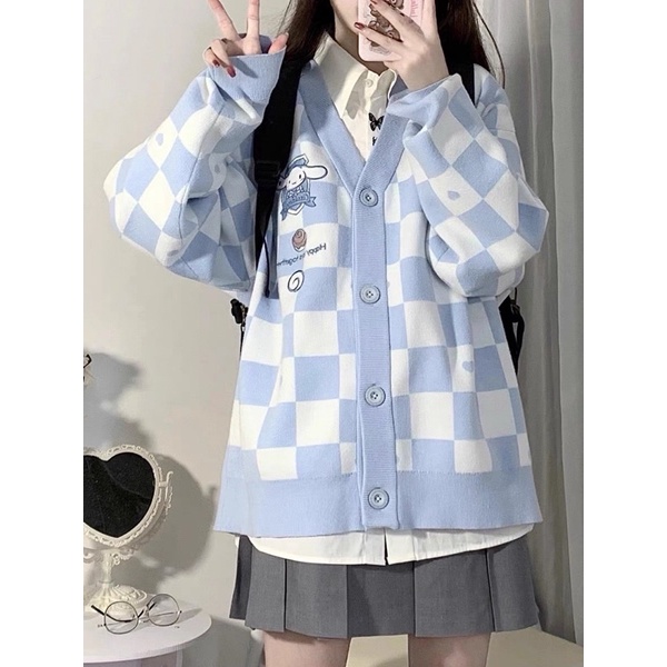 ÁO KHOÁC CARDIGAN CINNAMOROLL SIÊU XINH